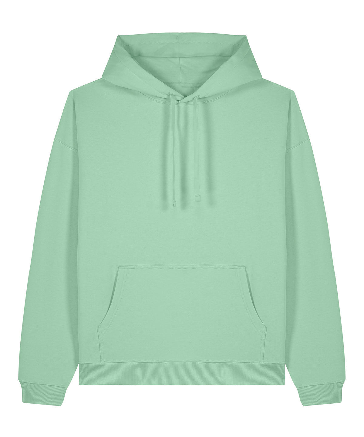 Stylish organic heavyweight hoodie designed for both men and women, offering a relaxed fit and superior comfort.