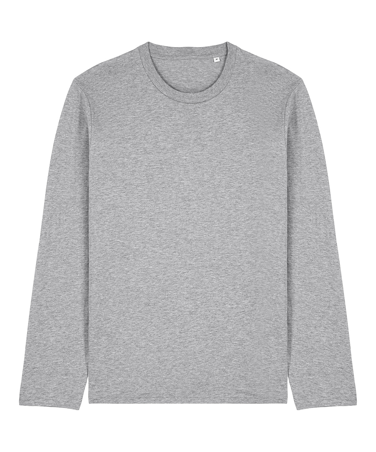 Men’s long sleeve t-shirt in organic cotton, featuring a medium fit ideal for various occasions and styles.