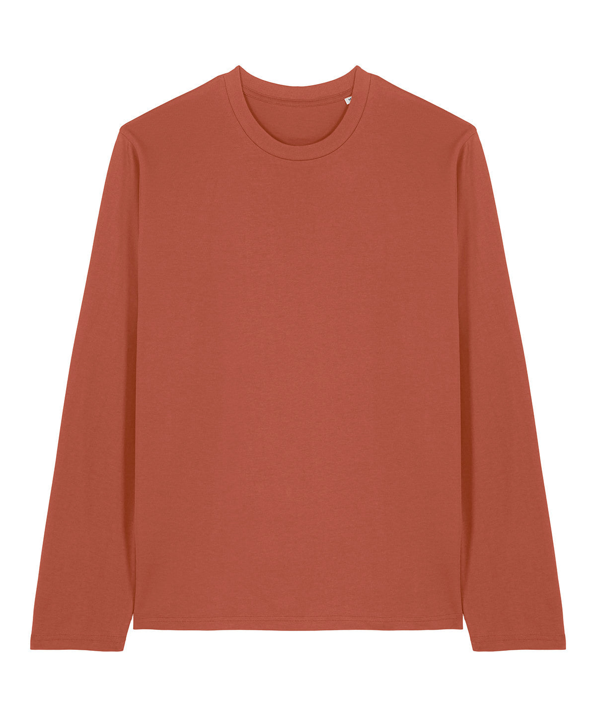 Luxury Organic Cotton Long Sleeve T-Shirt for Men in Medium Fit, showcasing versatile layering options.
