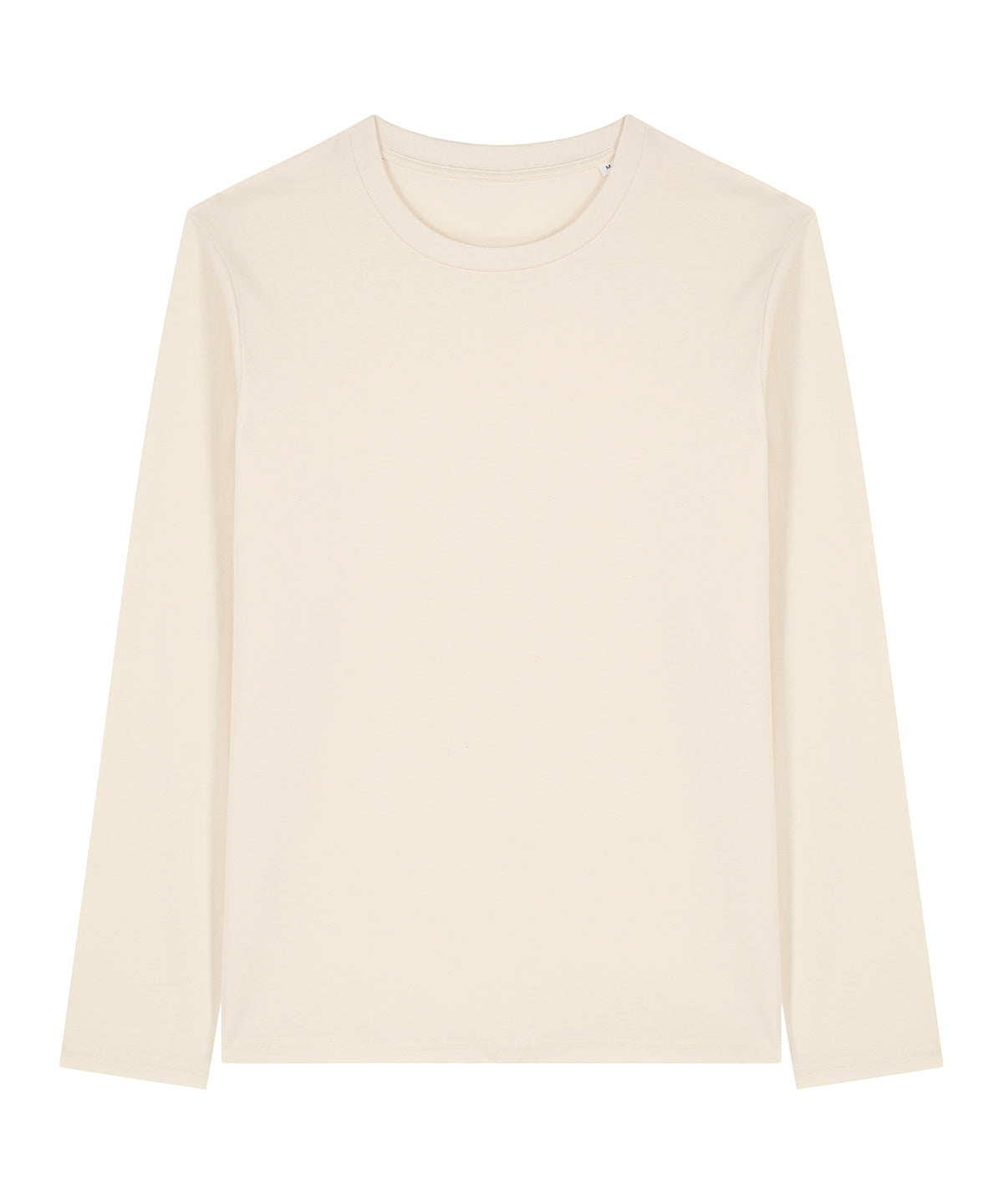 Stylish Medium Fit Luxury Organic Cotton Long Sleeve T-Shirt for Men, perfect for layering under a blazer.