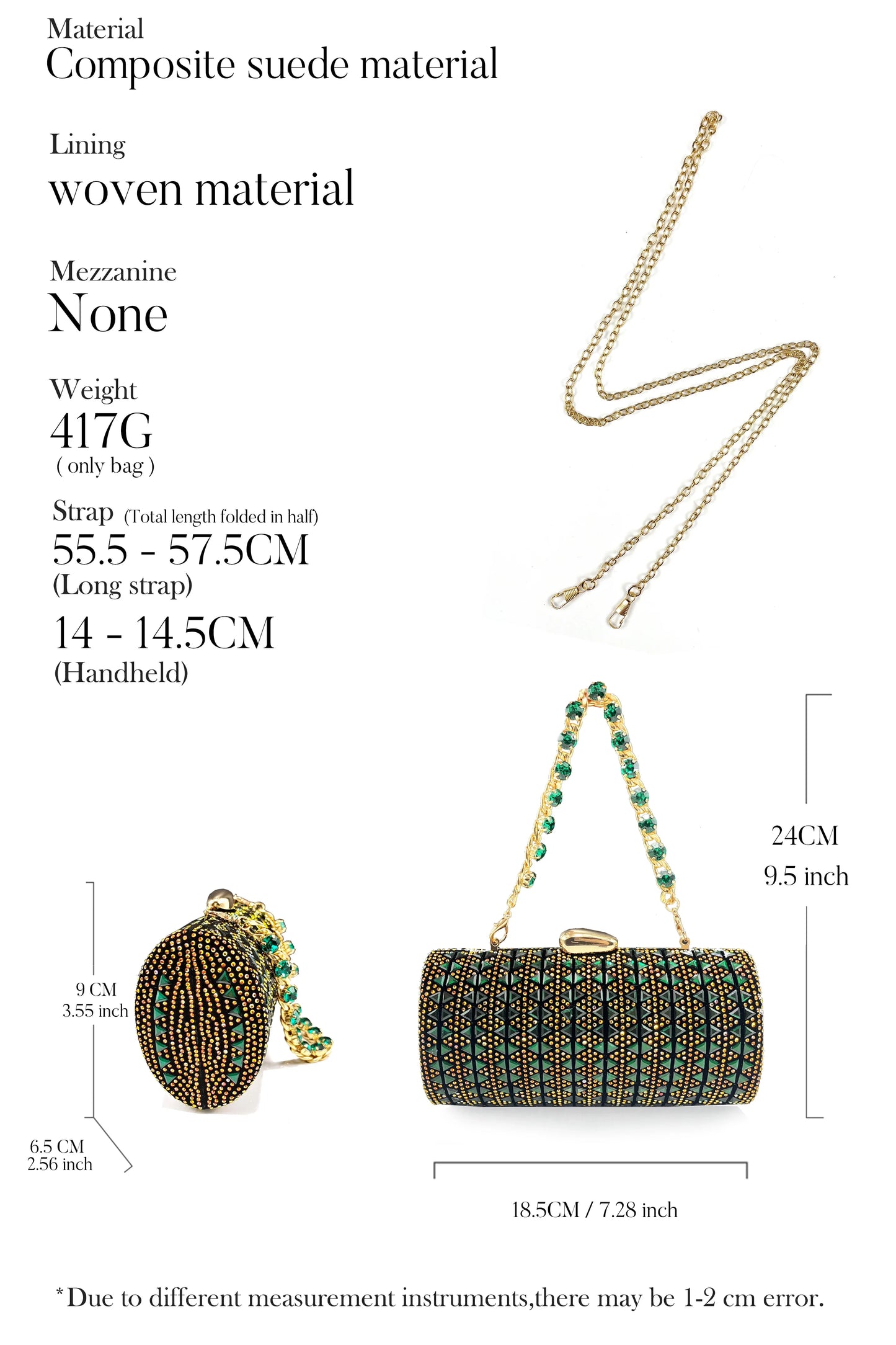 Exquisite rhinestone handbag accompanying QSGFC luxury fuchsia high heels, ideal for elegant party occasions.