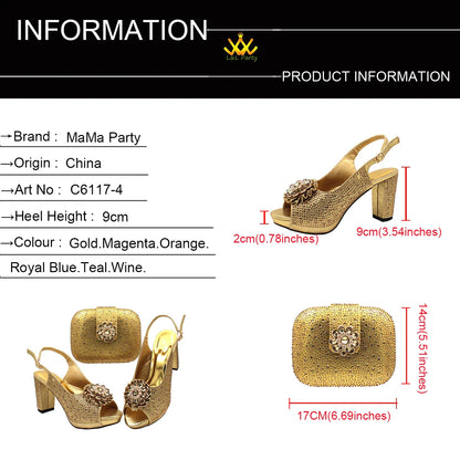 Fashion-forward magenta peep toe shoes paired with a matching bag, ideal for women looking to elevate their party outfit.