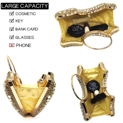 Close-up of rhinestone embellishments on Venus Chan high heel shoes, highlighting exquisite craftsmanship and luxury style.