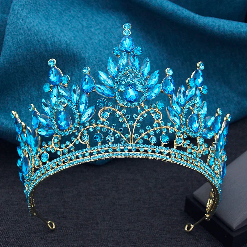 Stunning vintage tiara featuring sparkling lime green crystals, the perfect hair jewelry for a glamorous wedding or royal-themed event.