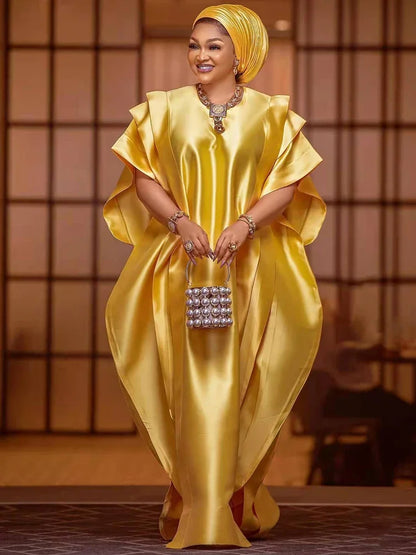 Traditional African clothing featuring exquisite details and rich fabrics for a luxurious feel.