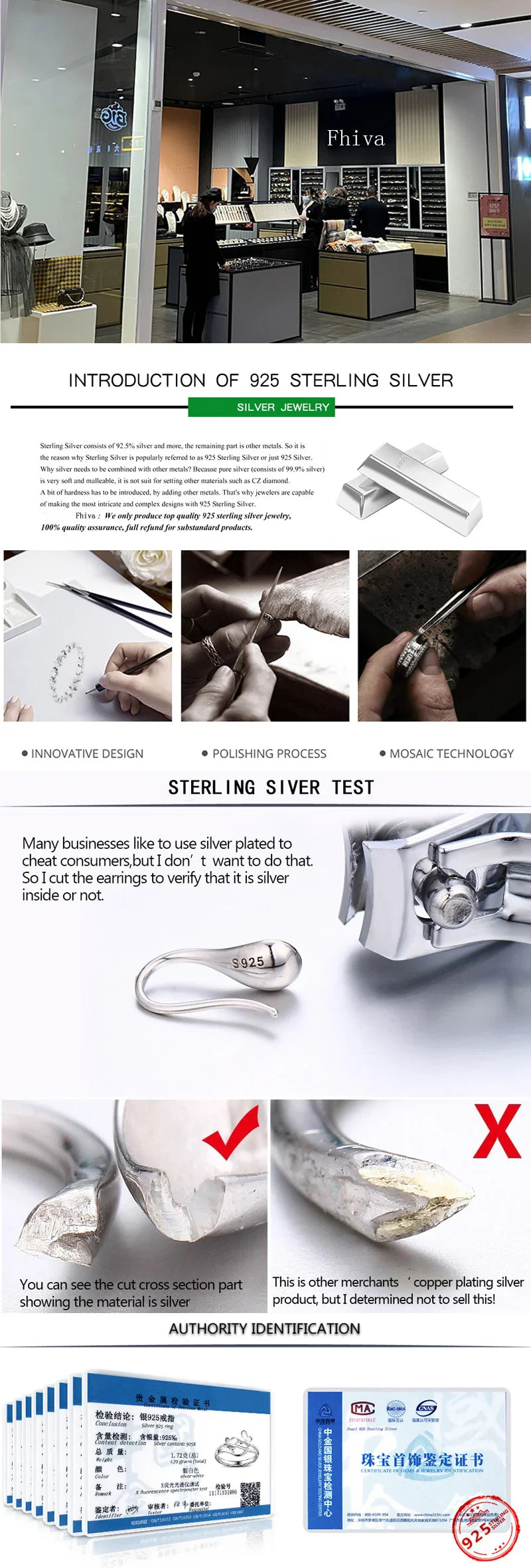 Close-up view of the exquisite S925 Sterling Silver Circle Zircon Pendant, highlighting the intricate craftsmanship and sparkling details, perfect for adding elegance to any outfit.