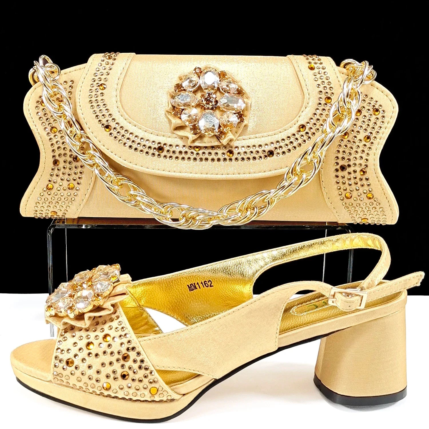 Stylish QSGFC Olive Open Toe Diamond Pumps with cushioned insole - Luxury footwear designed for all-day comfort from Hot Trends Area.