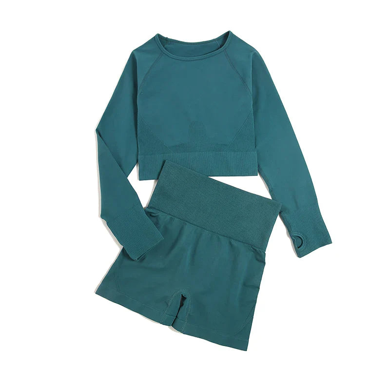 Chic WAREBALL seamless leggings from the women’s fitness tracksuit collection, showcasing a sophisticated pink hue for comfort and style.