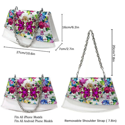 Chic Venus Chan gold handbag with metal handle, perfectly paired with matching sandals for an upscale women's look.