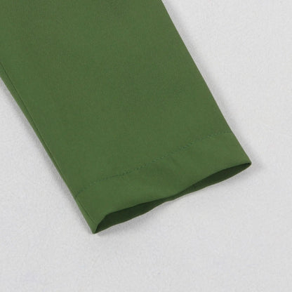 Stylish women's office outfit featuring a long blazer coat and wide leg pants, crafted from premium polyester for ultimate comfort.