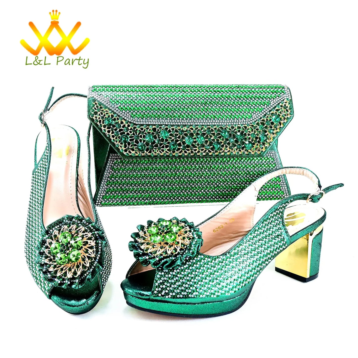 Chic and trendy green platform sandals for women featuring a modest peep toe and square heels, suitable for spring and autumn.