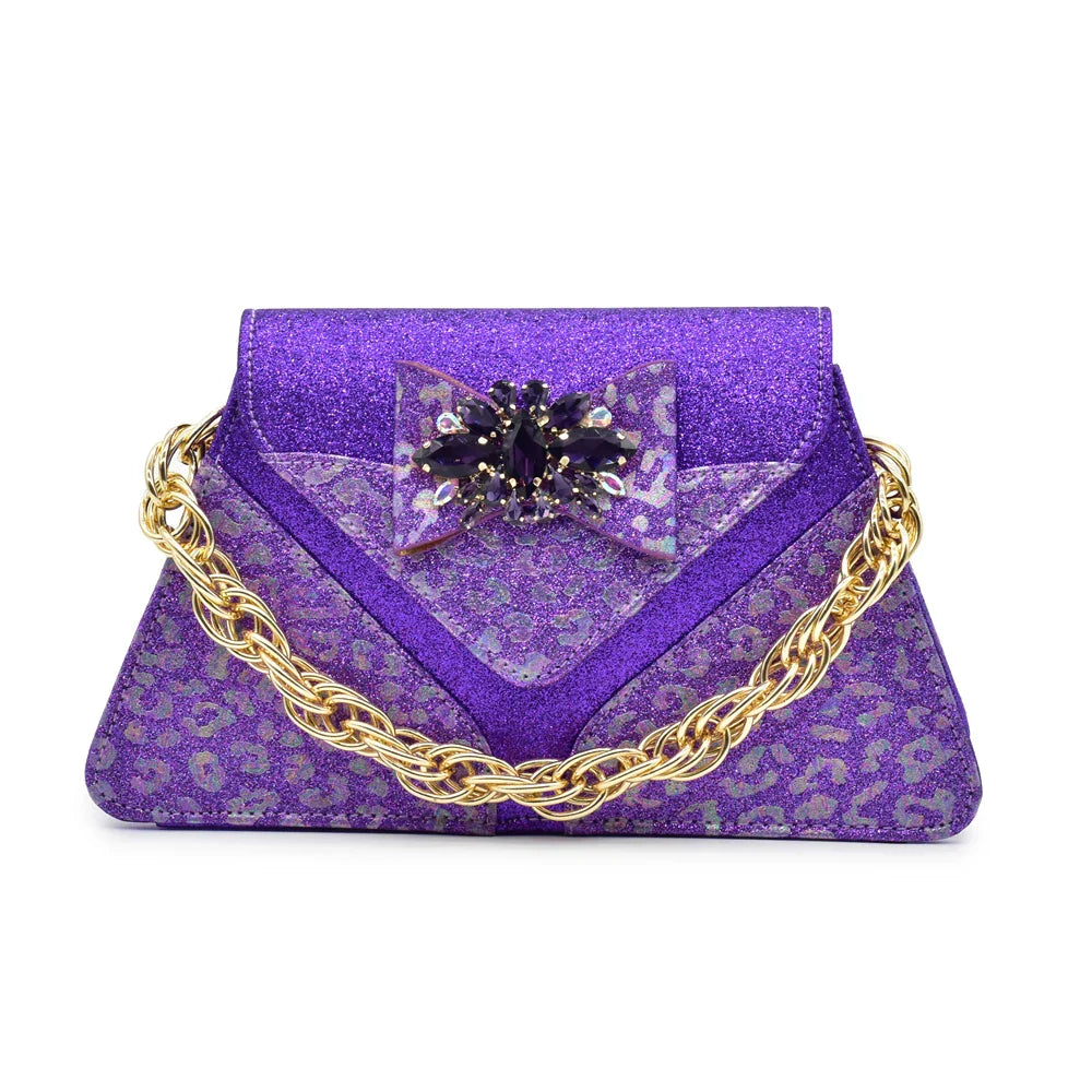 Exquisite purple peep toe women’s sandals with elegant high heels, perfect for weddings and parties.