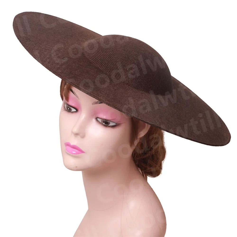 40CM fashionable fascinator cap supplies, designed for women who desire a touch of luxury in their event attire.
