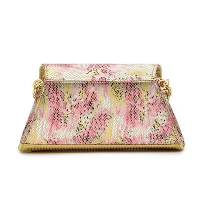 Fashion-forward handbag accompanying the elegant women's Italian matching set, crafted from high-quality PU material with chic design.