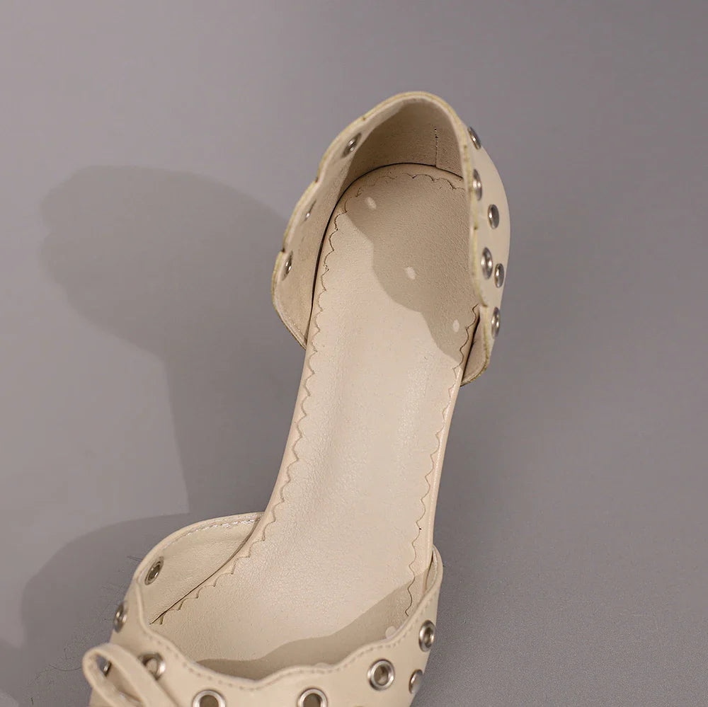 Elegant pointed toe pumps with air holes and thin heels, crafted from high-quality PU material for added comfort.