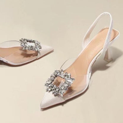 Luxury BCEBYL Women’s High Heels with a fashionable pointed toe and crystal detailing, designed for ultimate party glamour.