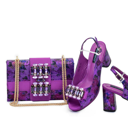 Elegant luxury rhinestone wedding shoes for women, featuring peep toe design and high round heel, available in sizes 38-43.