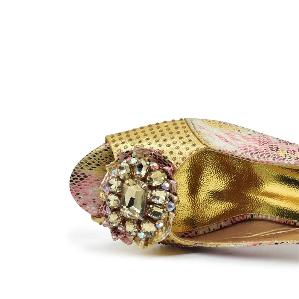 Complete elegant women's Italian outfit showcasing matching handbag and high heels, ideal for party and wedding events.