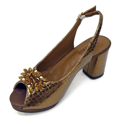 Stylish women's open toe heels featuring high spike heels and peep toe design, perfect for summer occasions.