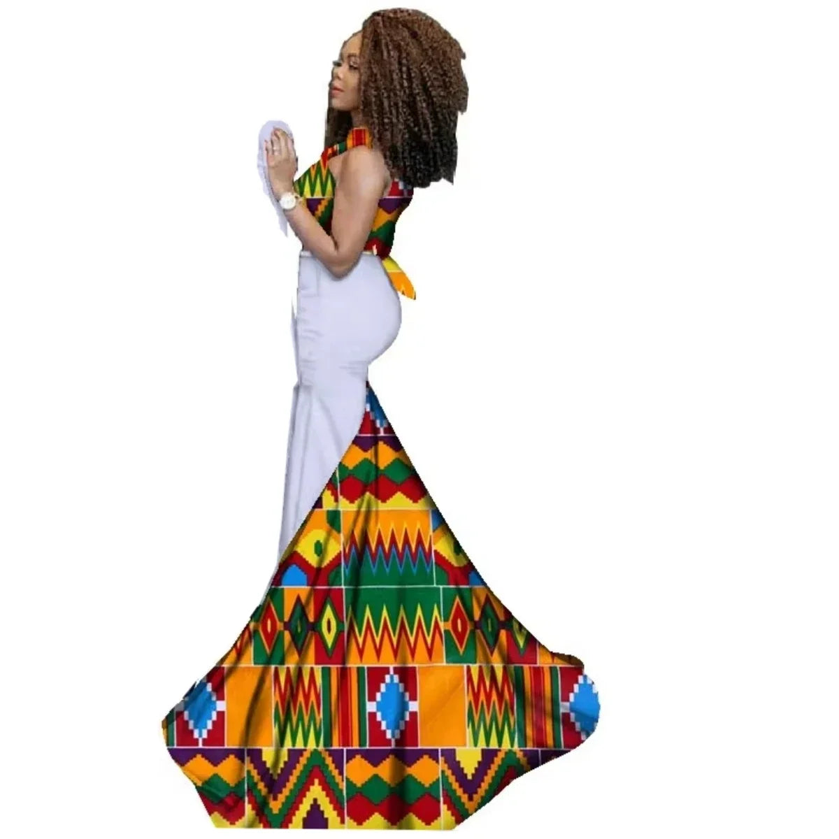 Stunning traditional African dress perfect for women who desire elegance and cultural flair at evening parties.