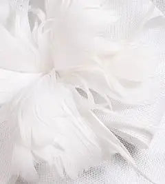 Sophisticated yellow fascinator hat for tea parties, featuring stylish embellishments and a refined silhouette.