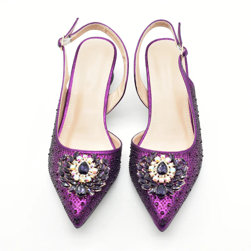 Elegant Italian women's rhinestone pumps heels in silver colour, perfect for weddings and parties, showcasing luxurious craftsmanship and style.