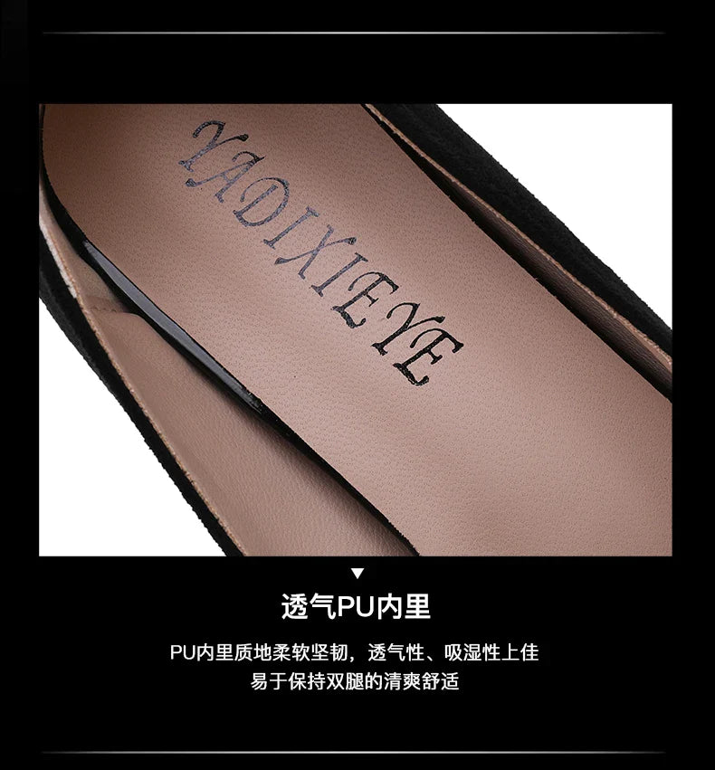 Elegant luxury women's pointed toe heeled shoes in soft suede with high thin heels, perfect for formal occasions.