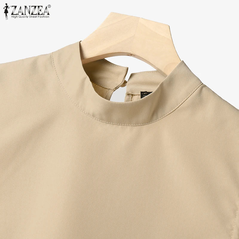 Close-up view of the elegant matching set, featuring high-waisted wide leg pants and a sophisticated tank top, perfect for modern women.