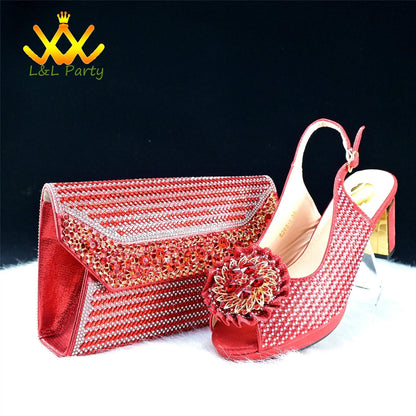 Elegant Italian women's green crystal platform sandals featuring a peep toe design and square heel, perfect for weddings and formal occasions.