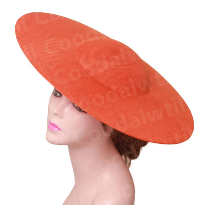 Stylish and sophisticated 40CM headwear fascinator base, ideal for crafting exquisite hats for weddings and church gatherings.