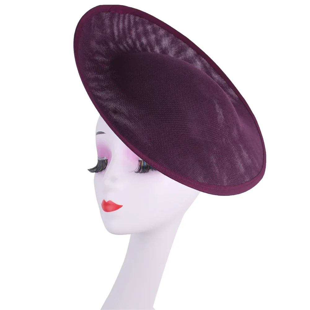 Refined DIY millinery cap fabric, perfect for creating bespoke fascinator hats that add a touch of luxury to any outfit.