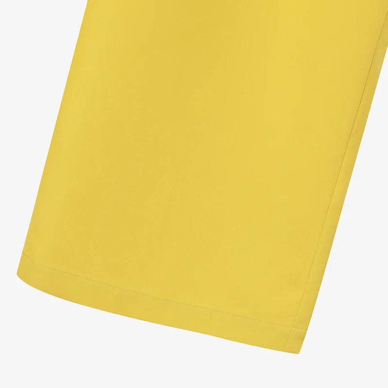 Elegant women's 2PCS ensemble featuring a chic lapel neck long sleeve shirt and wide leg pants, designed for sophisticated occasions in luxurious solid colours.