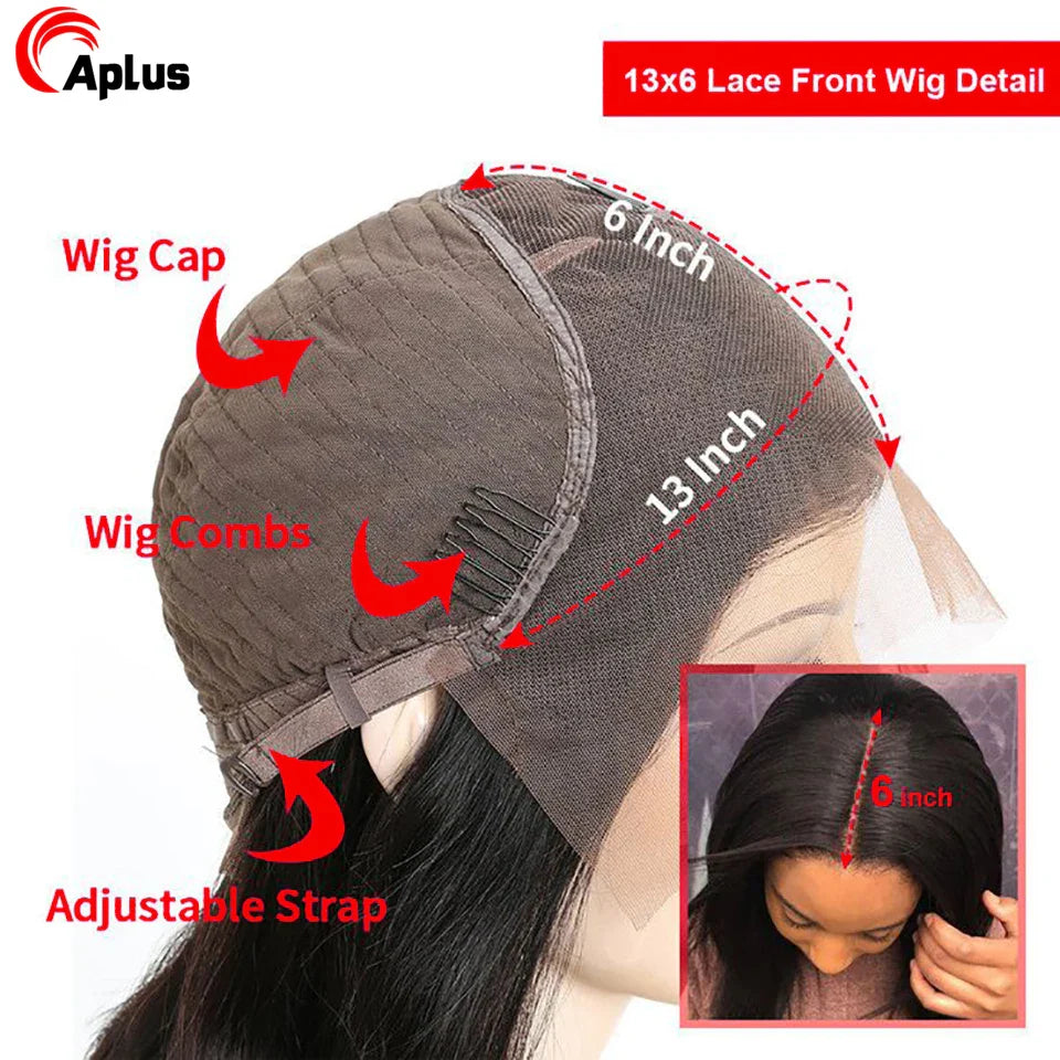 Long 26+ inch Yaki Straight Lace Frontal Wig displayed in a chic arrangement, ideal for sophisticated styles and glamorous occasions.