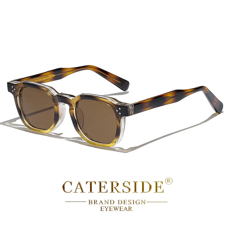 Sleek Retro Punk Square Sunglasses in a sophisticated setting, emphasising their UV400 lens technology and trendy appeal for contemporary fashion enthusiasts.