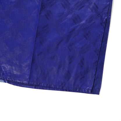 Close-up of luxurious fabric and detailed embroidery on the H&D Women's Traditional African Gown, perfect for special occasions.