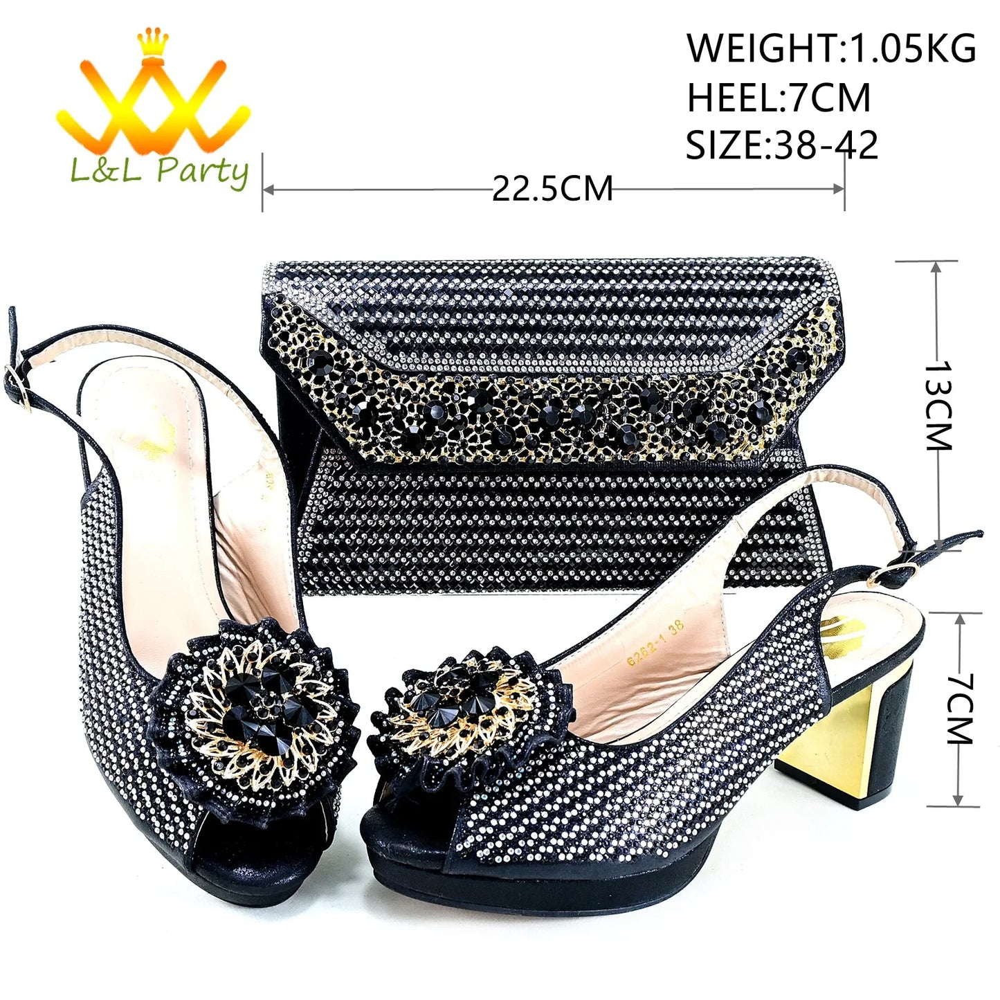 Stylish presentation of the complete Elegant Italian women’s green crystal sandals and matching handbag set, epitomising refined fashion for special occasions.