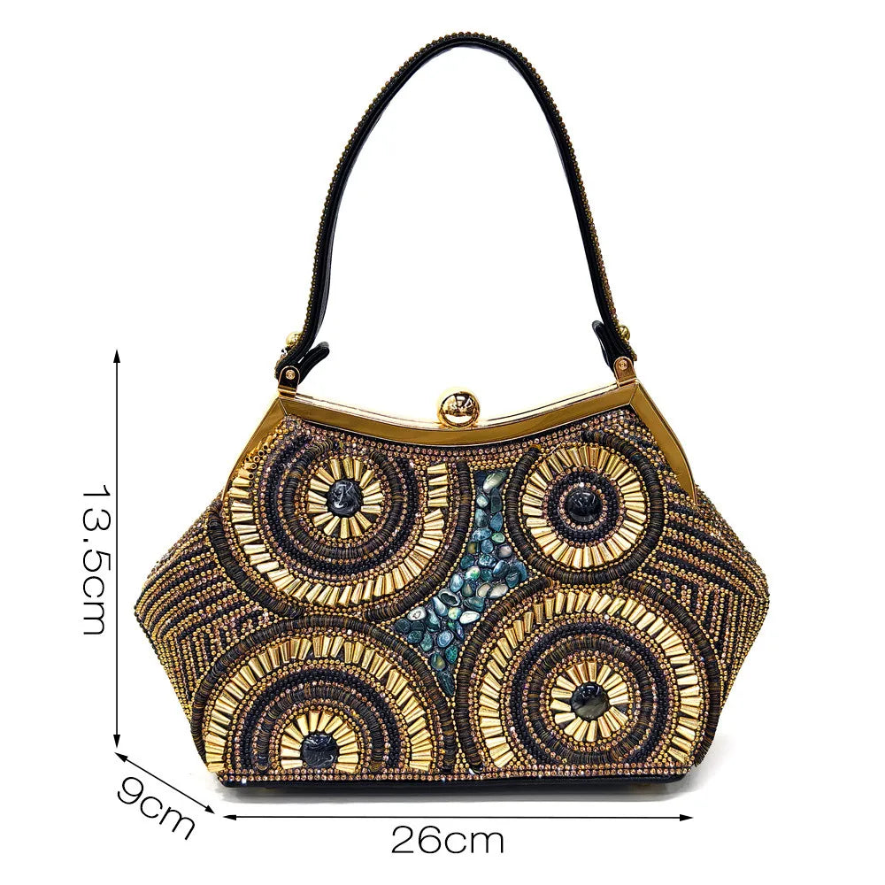 An elegant pointed toe pump with stylish slingback design displayed alongside a luxurious handbag, crafted from synthetic materials for glamour and allure.