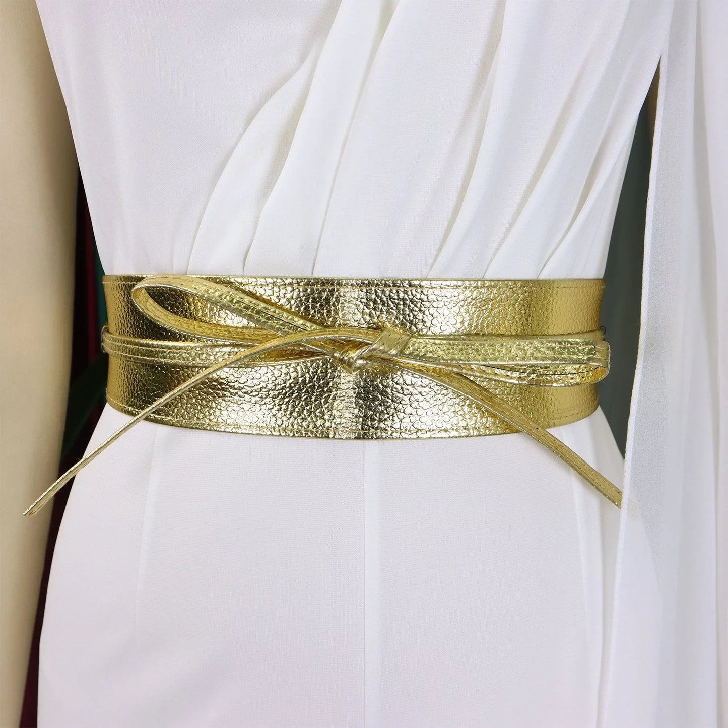 Trendy high waisted women's jumpsuit, showcasing a fashionable design in stunning solid fabric, great for upscale events.