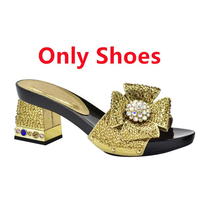 Luxurious women's slingback shoe and handbag set, ideal for special occasions like weddings and parties.