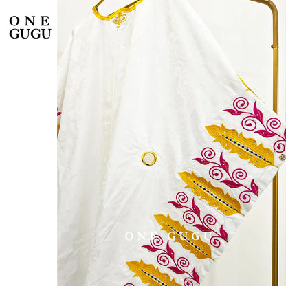 Elegant royal blue African gown showcasing a pullover design, suitable for weddings and formal events.