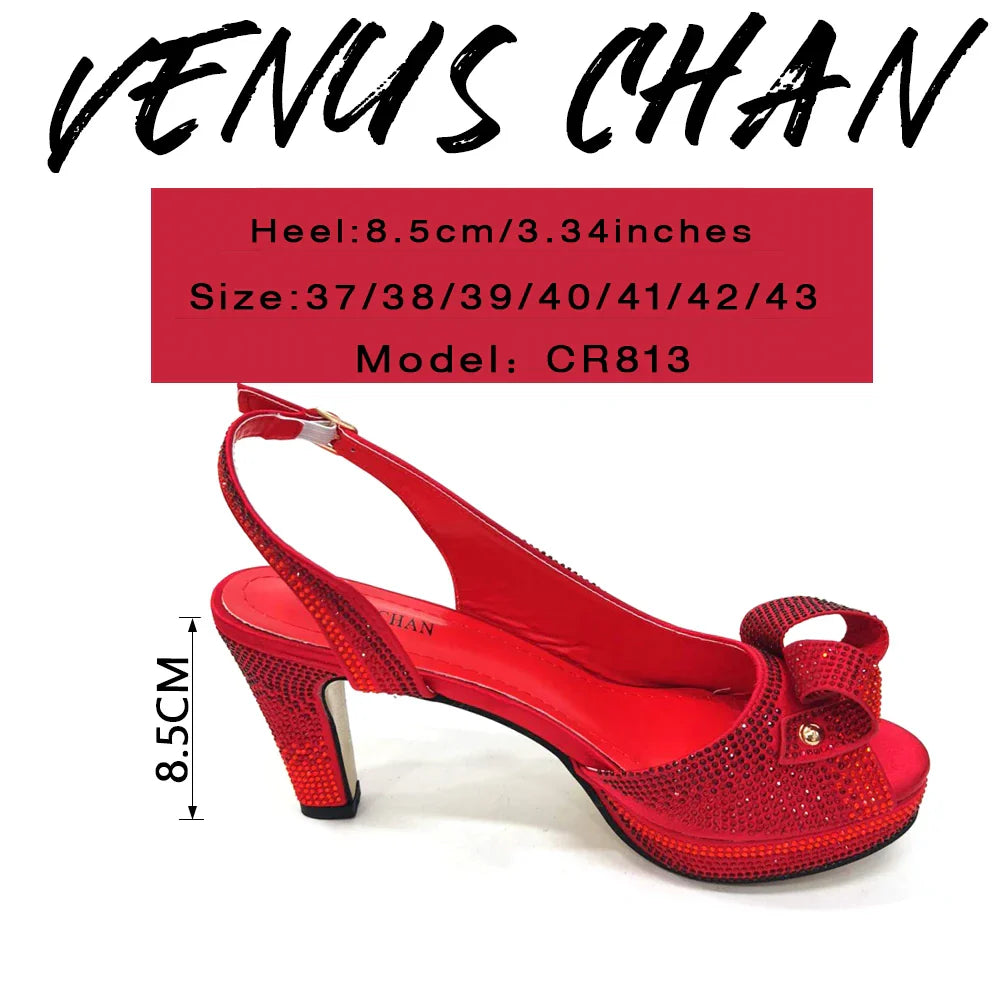 Elegant Venus Chan high heels with super high spike heels, perfect for women seeking sophistication and style for special occasions.