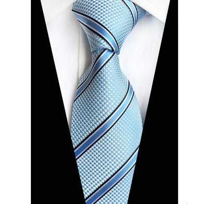 Chic men's neck tie in vibrant floral pattern, ideal for adding a luxurious touch to business attire.