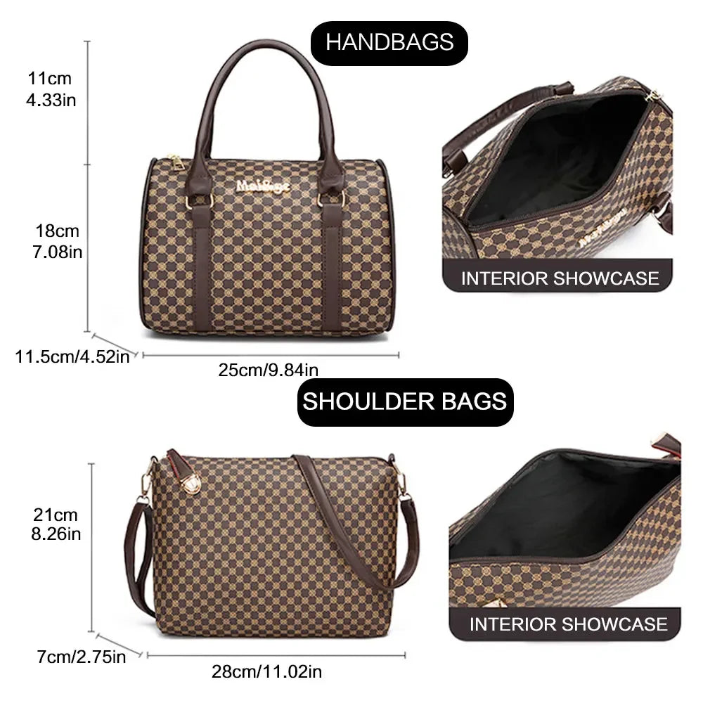 Elegant crossbody design of the KISMIS tote bag featuring premium PU material, suitable for stylish mothers on the go.