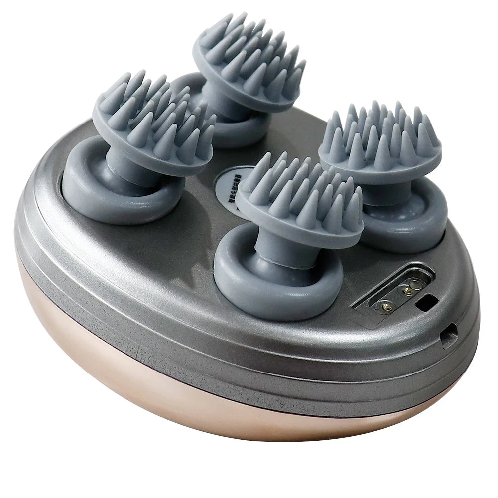 The innovative handheld waterproof scalp massager, crafted from high-quality silicone, ideal for promoting hair health and relaxation.