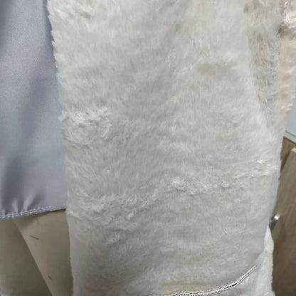 Back view showcasing the sleek design of a women's luxury faux leather jacket.