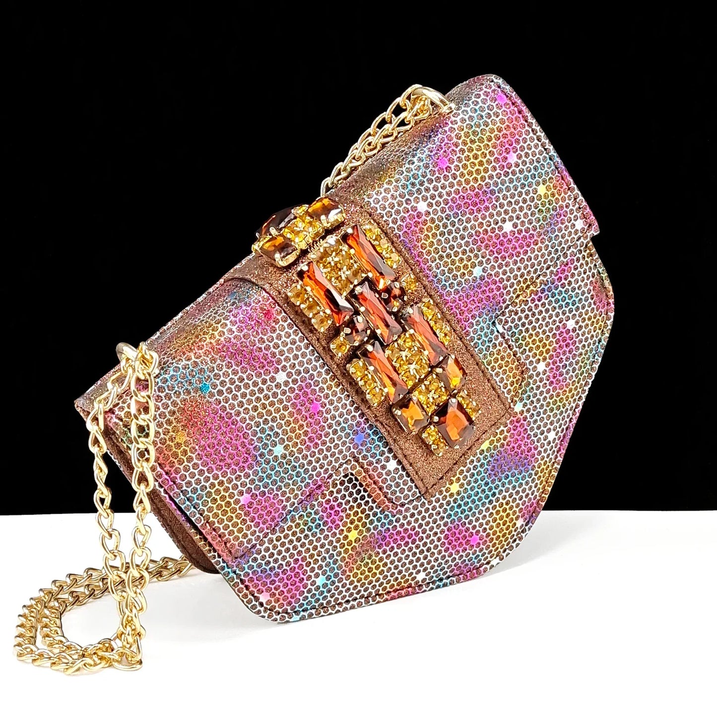 Elegant display of luxurious square toe women's heels in a chic brown colour, designed for comfort with high heel height, approximately 7 cm.