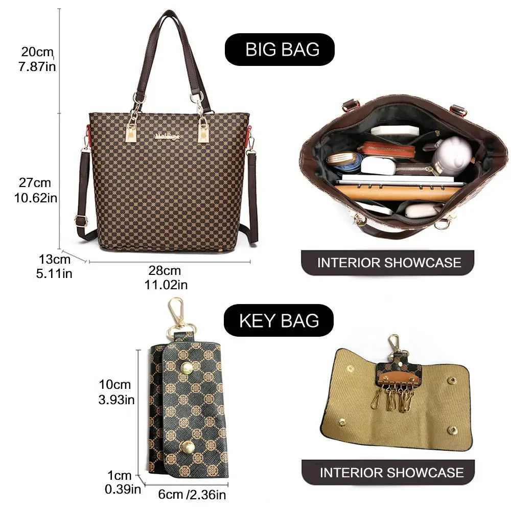 Spacious interior of the KISMIS luxury tote bag, ideal for commuting and everyday use, highlighting its versatility.