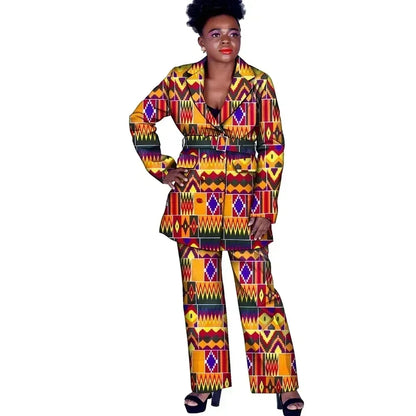 Luxurious African print dress featuring vibrant colours and quality craftsmanship, a perfect addition to any wardrobe.