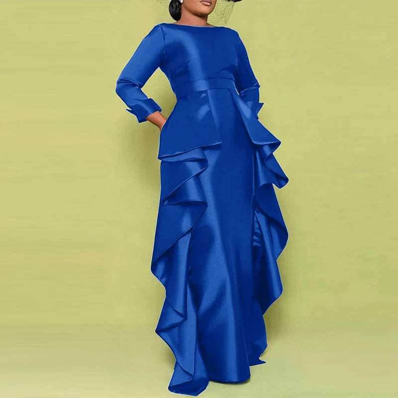 A collection of the VONDA Bohemian Maxi Dress in various colours, ideal for summer parties and beach holidays.