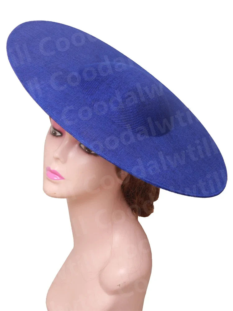 Chic 40*40CM fascinators base designed for women, suitable for custom headwear to enhance your derby or wedding looks.